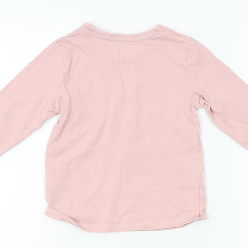 Matalan Girls Pink   Top Pyjama Top Size 3-4 Years  - Unicorn