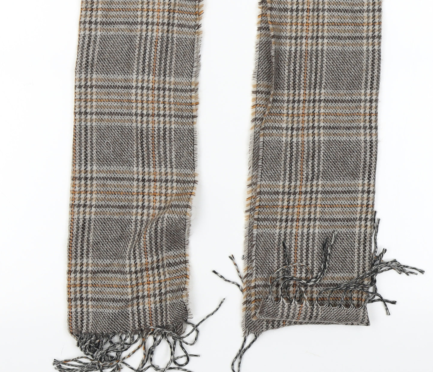 New Look Womens Brown Plaid Knit  Scarf