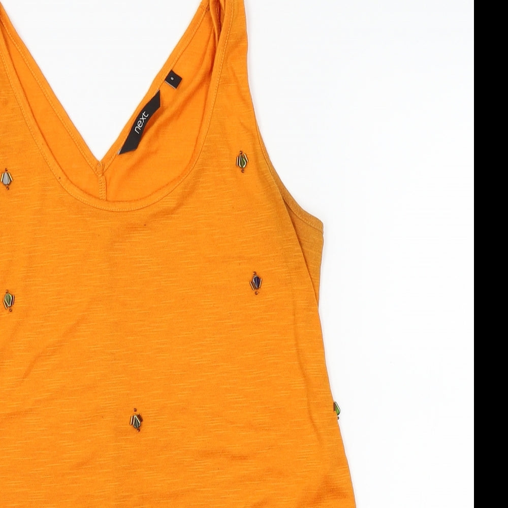 NEXT Womens Orange   Basic Tank Size 8