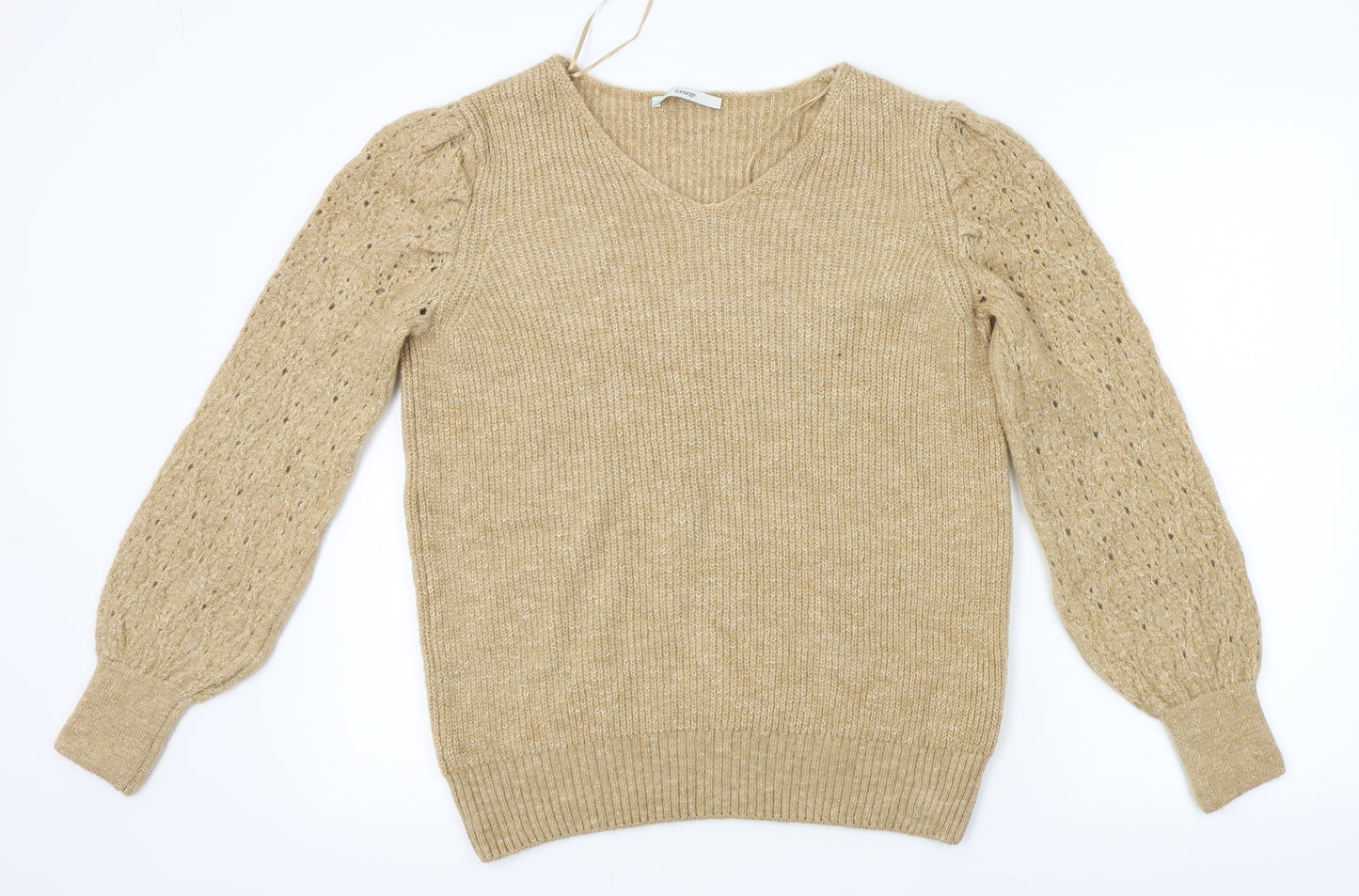 George Womens Beige   Pullover Jumper Size L