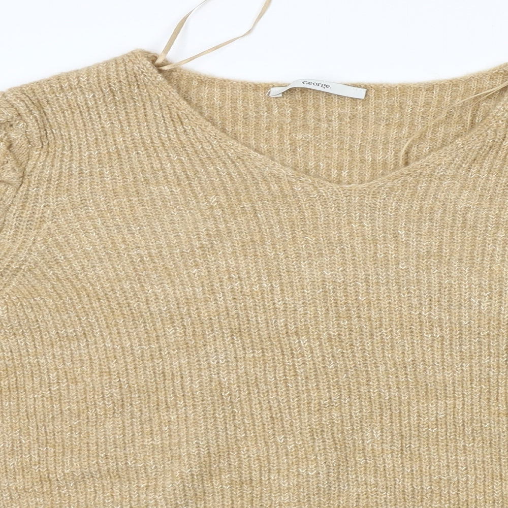 George Womens Beige   Pullover Jumper Size L