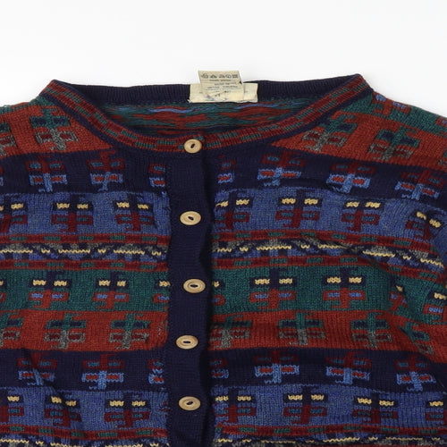 Elizabeth Gash Mens Multicoloured Fair Isle  Pullover Jumper Size M