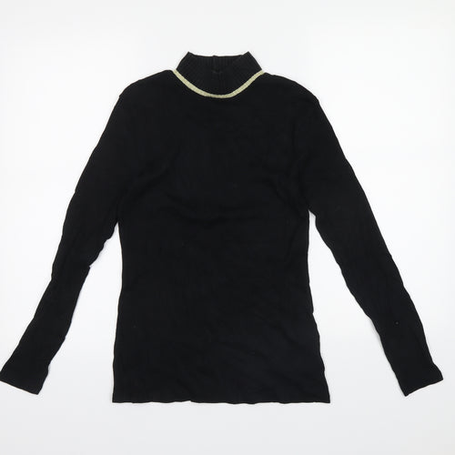 F&F Womens Black   Pullover Jumper Size 10