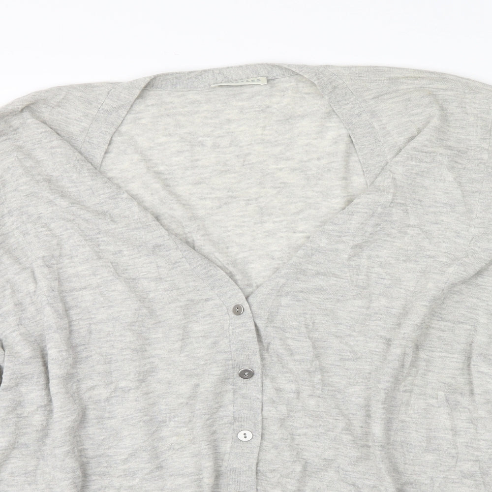 Whistles Womens Grey   Cardigan Jumper Size L