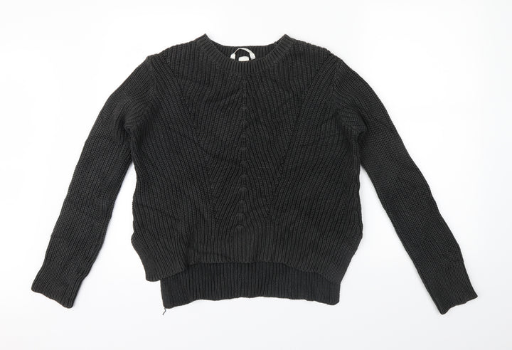 H&M Womens Black Pullover Jumper Size S