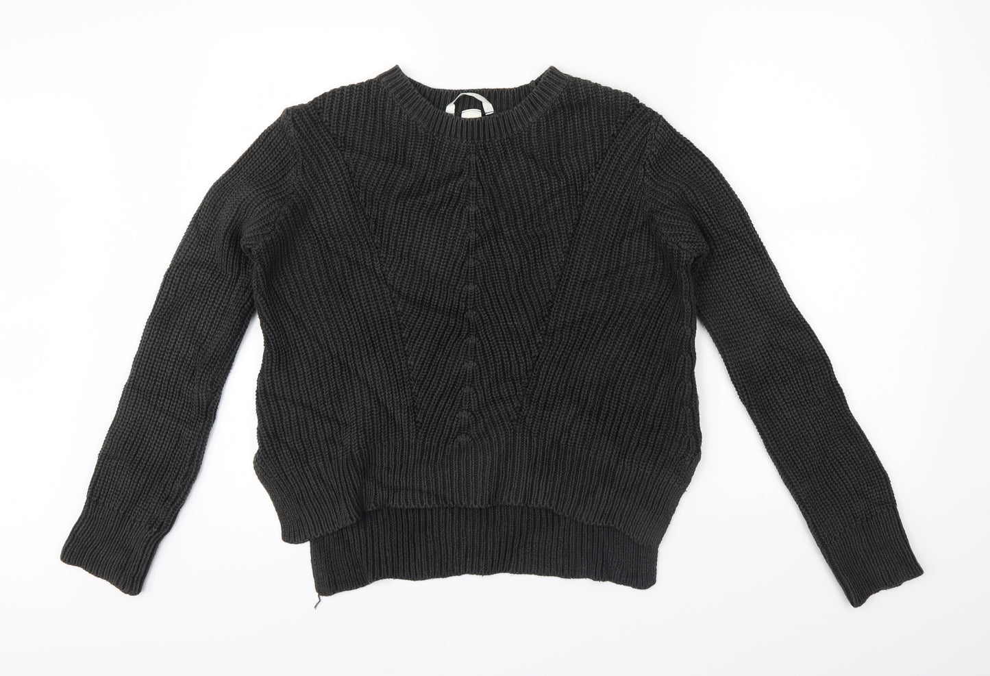 H&M Womens Black   Pullover Jumper Size S