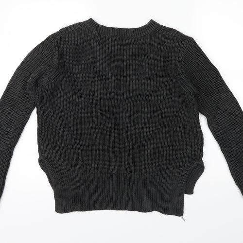H&M Womens Black   Pullover Jumper Size S