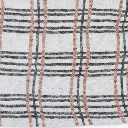 New Look Womens Grey Check  Pullover Jumper Size S