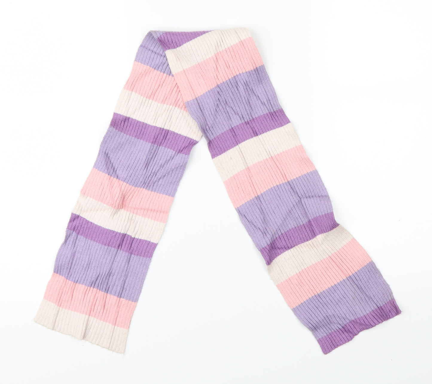 Preworn Girls Multicoloured Striped  Scarf Scarves & Wraps Size Regular