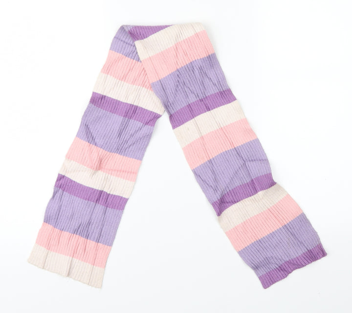 Preworn Girls Multicoloured Striped  Scarf Scarves & Wraps Size Regular