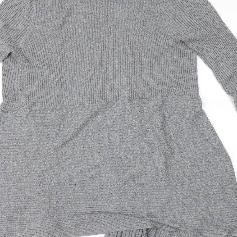 Marks and Spencer Womens Grey   Cardigan Jumper Size 14