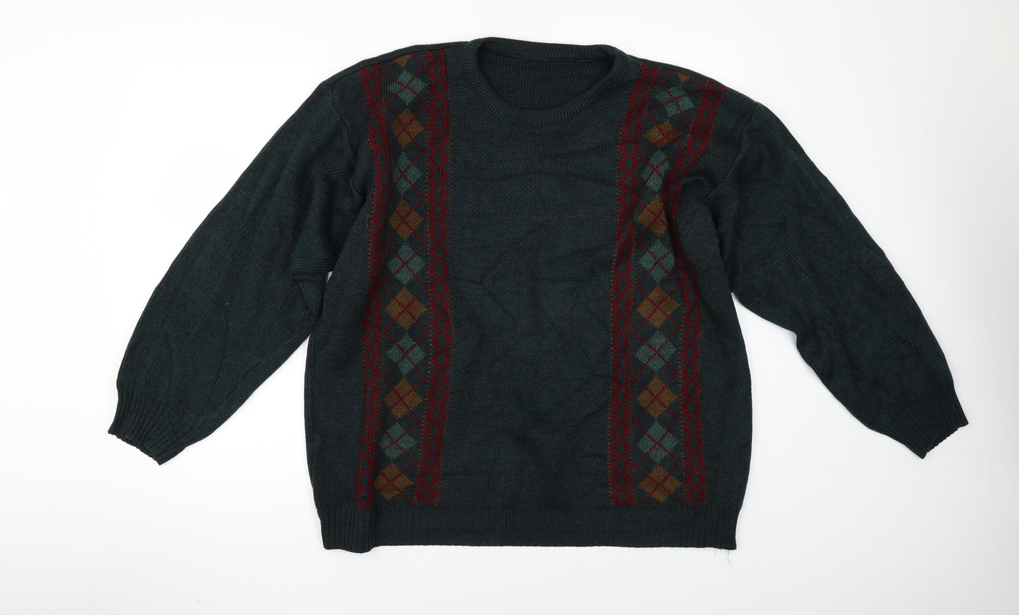 Preworn Mens Green   Pullover Jumper Size XL
