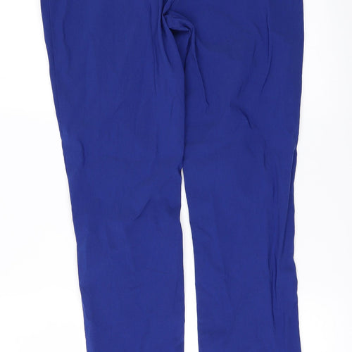 Carlo Colucci Womens Blue   Trousers  Size 16 L32 in