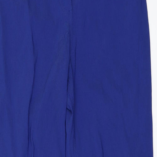 Carlo Colucci Womens Blue   Trousers  Size 16 L32 in