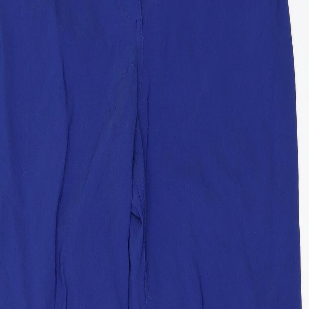 Carlo Colucci Womens Blue   Trousers  Size 16 L32 in