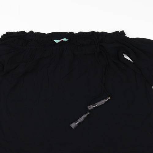 Debenhams Womens Black   Tunic Blouse Size M