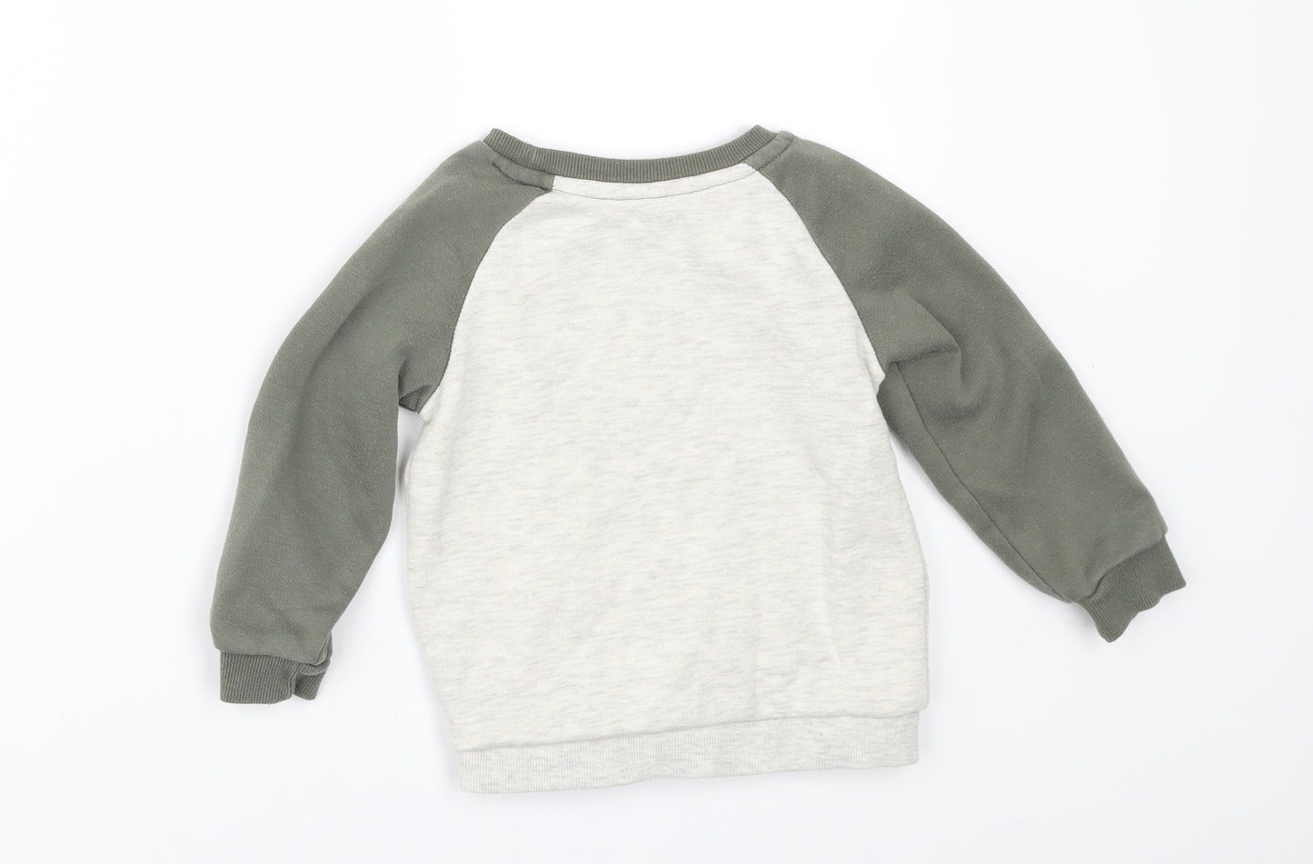 Primark Baby Green   Pullover Jumper Size 18-24 Months  - Daddy is my hero