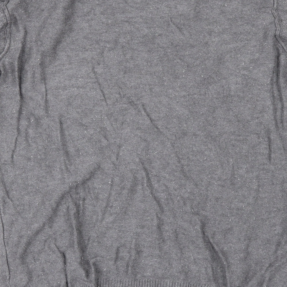 Miss Captain Womens Grey   Pullover Jumper Size M