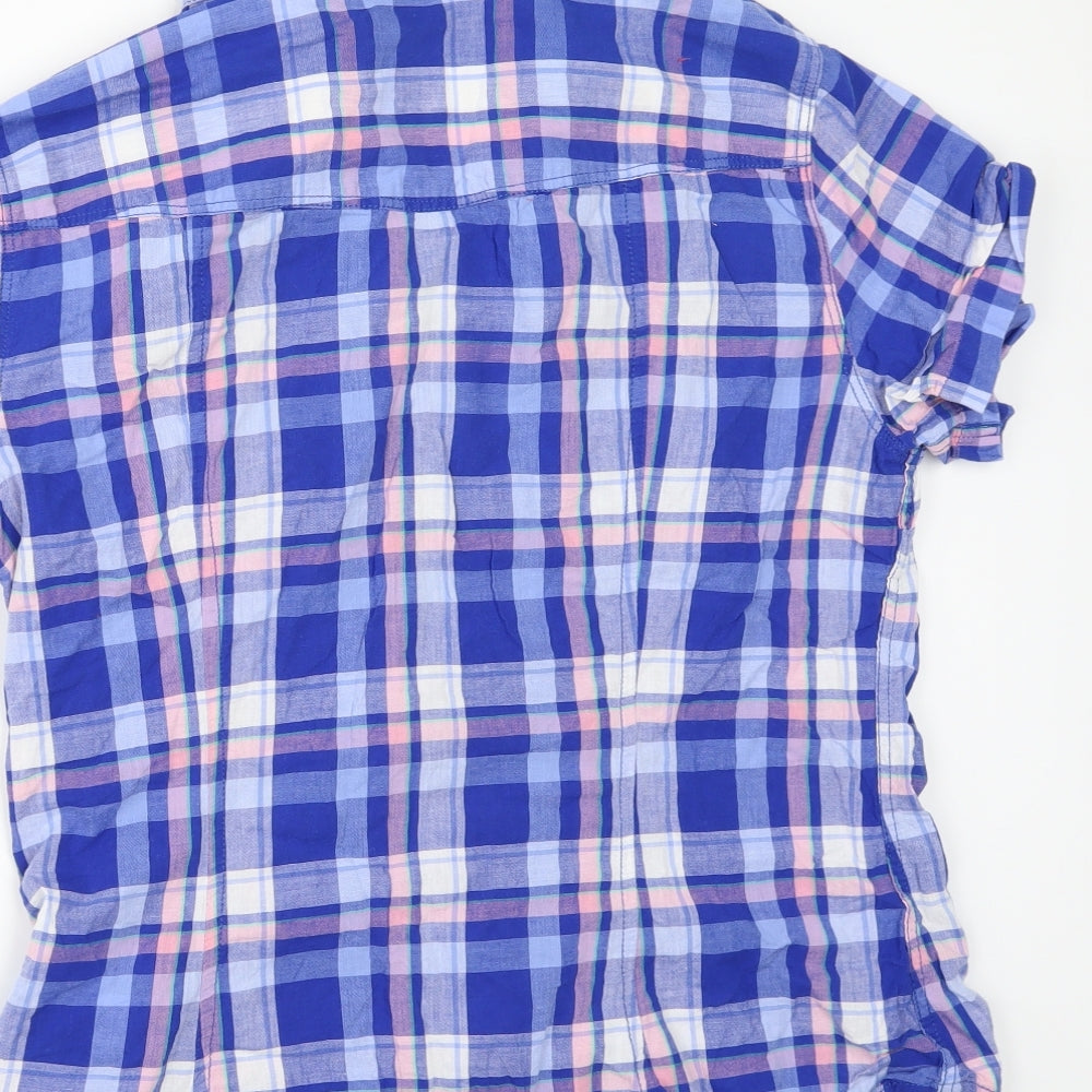 H&M Womens Black   Tunic Button-Up Size 18