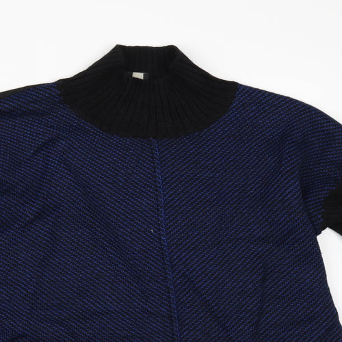ASOS Womens Black Striped  Pullover Jumper Size S  - Back detail