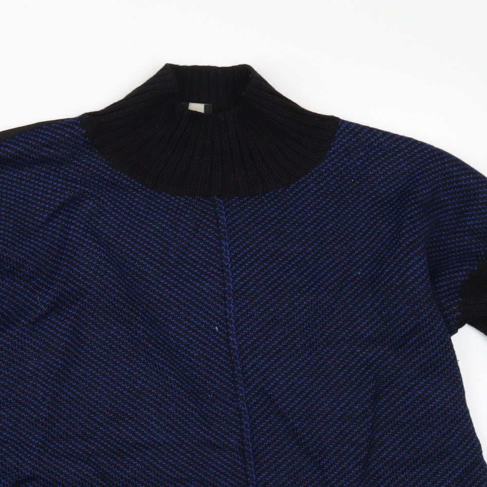 ASOS Womens Black Striped  Pullover Jumper Size S  - Back detail