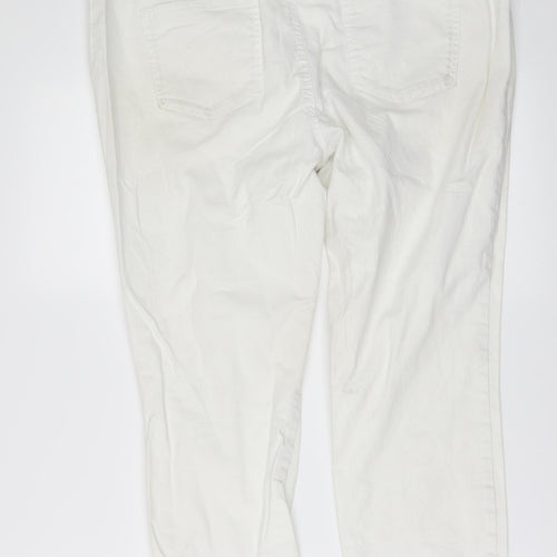 C&A Womens White  Denim Jegging Jeans Size 10 L29 in