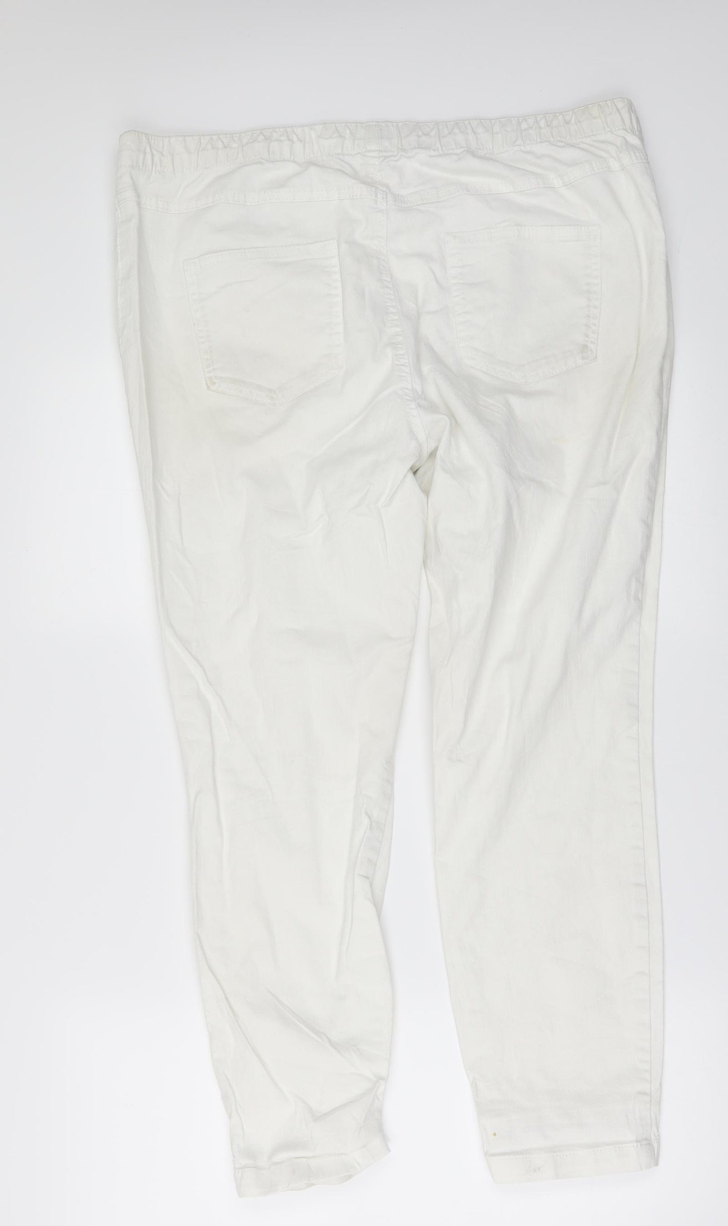 C&A Womens White  Denim Jegging Jeans Size 10 L29 in