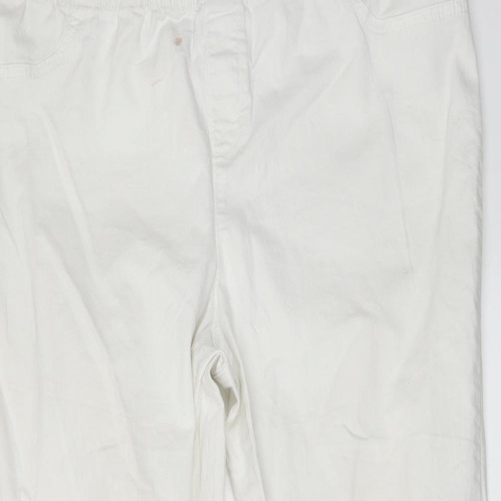 C&A Womens White  Denim Jegging Jeans Size 10 L29 in
