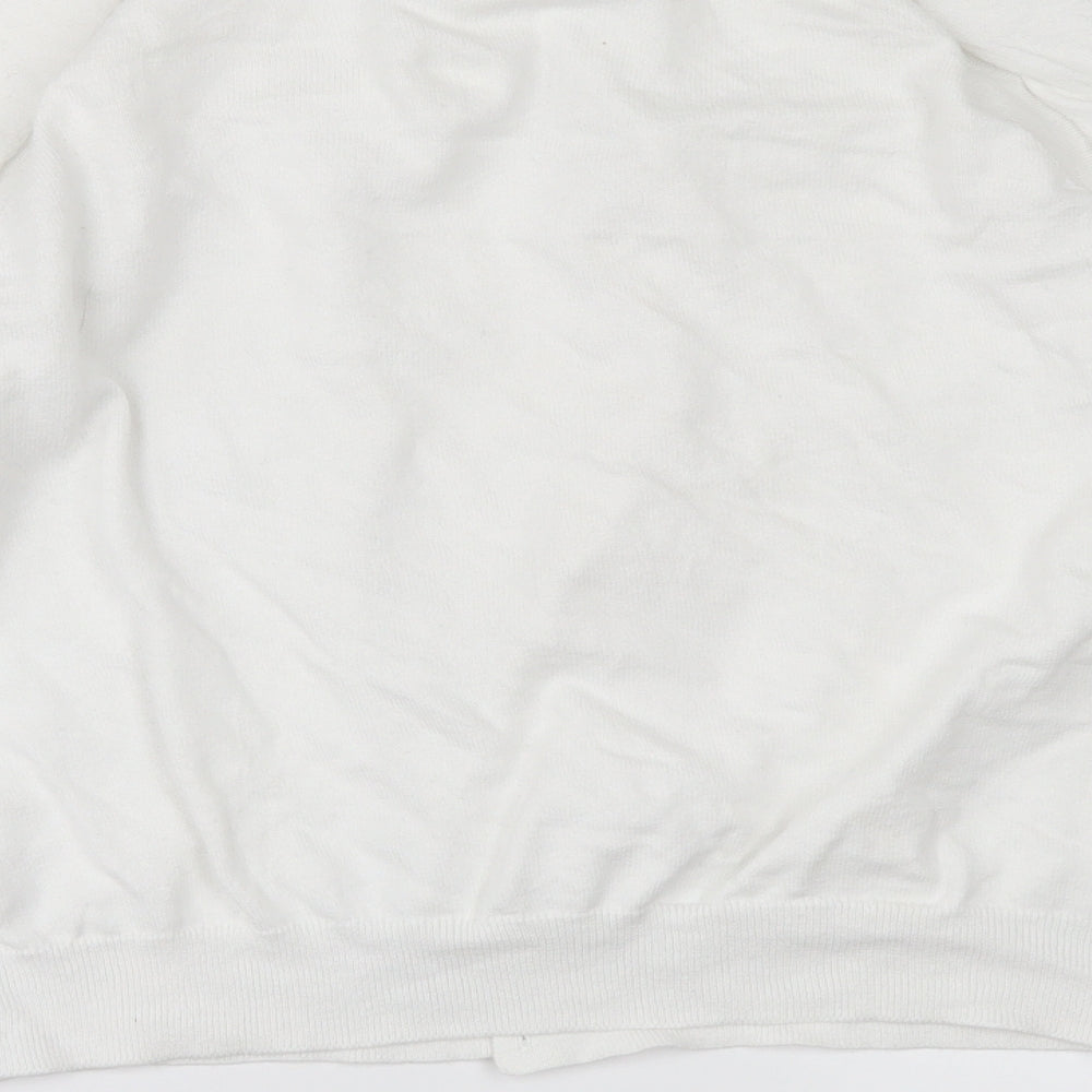 George Womens White   Cardigan Jumper Size 10