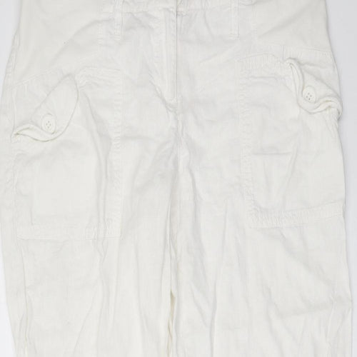 NEXT` Womens Ivory   Trousers  Size 10 L20 in