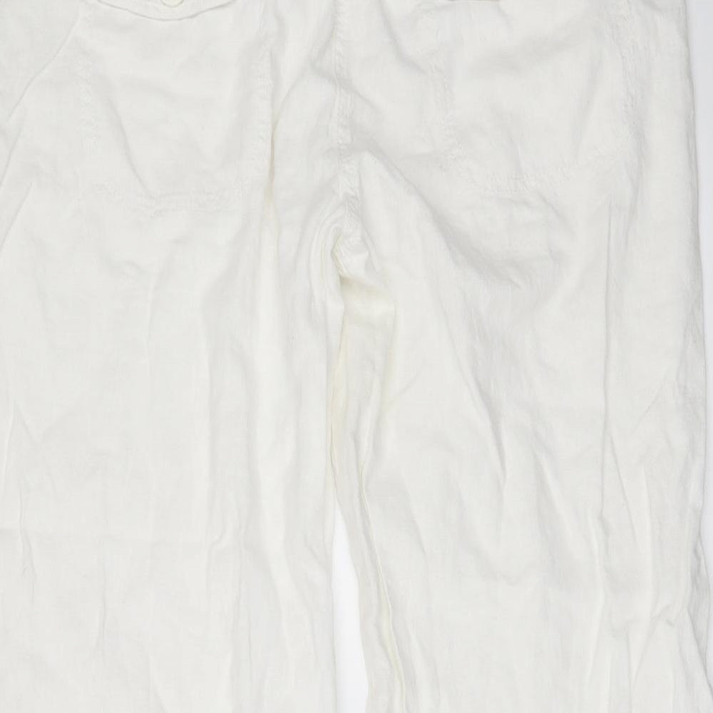 NEXT` Womens Ivory   Trousers  Size 10 L20 in