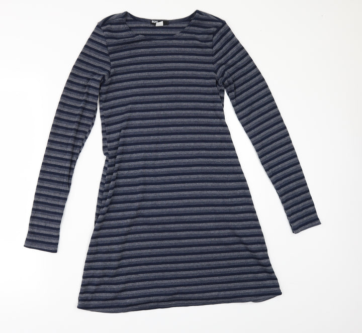 BDG Womens Blue Striped A-Line Size XS