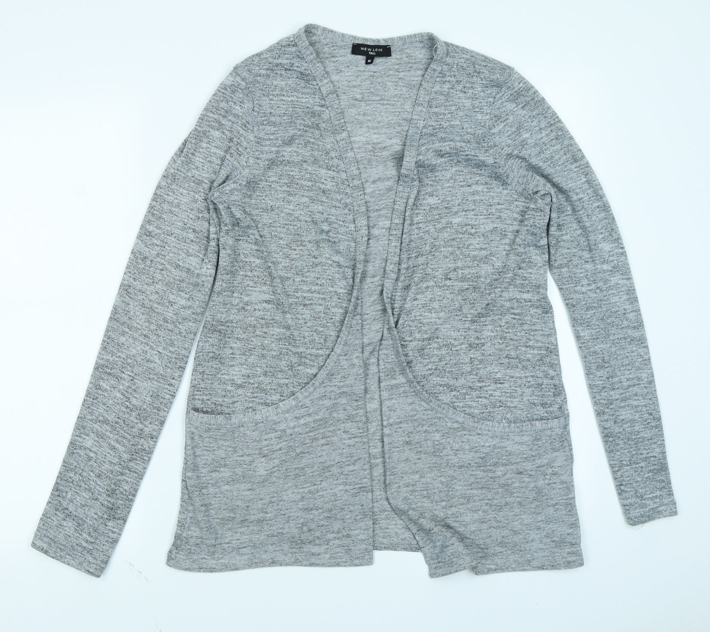 New Look Womens Grey   Cardigan Jumper Size 16