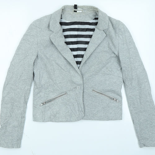 Divided Womens Grey   Jacket Blazer Size 12
