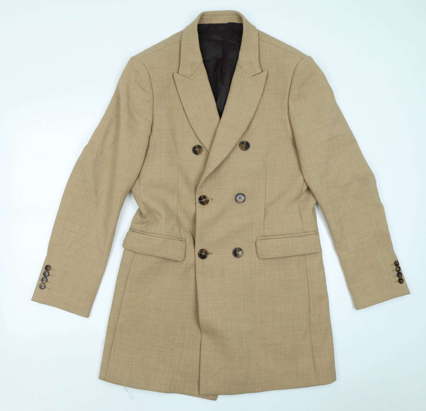 Zara Mens Brown   Jacket Blazer Size 36