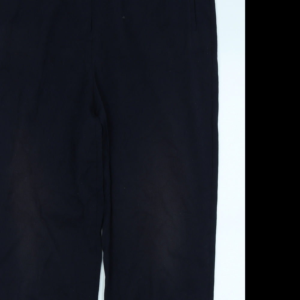 M&S Collection Womens Blue   Trousers  Size 18 L27 in