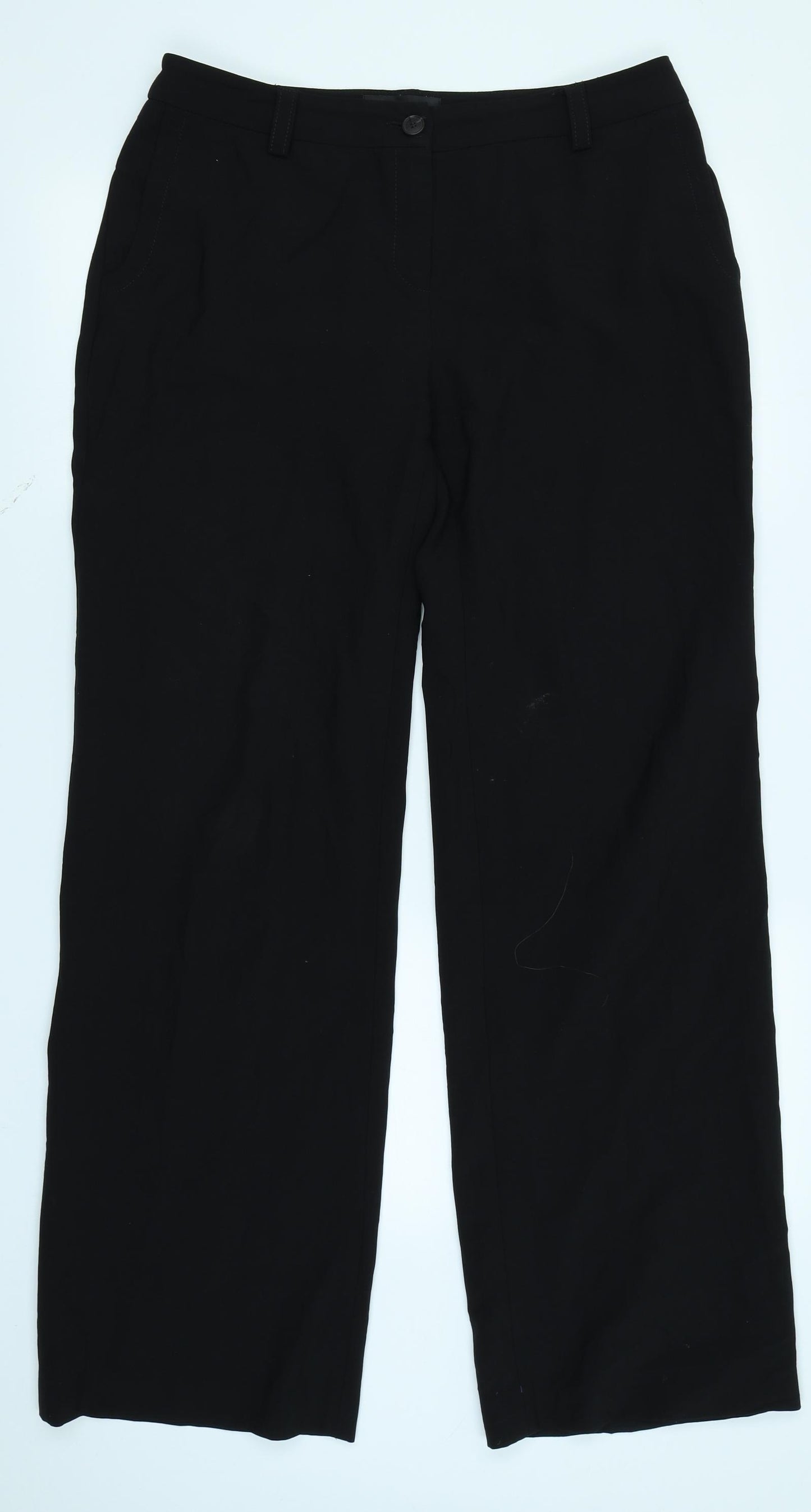 Migel Stapper Womens Black   Trousers  Size L L32 in