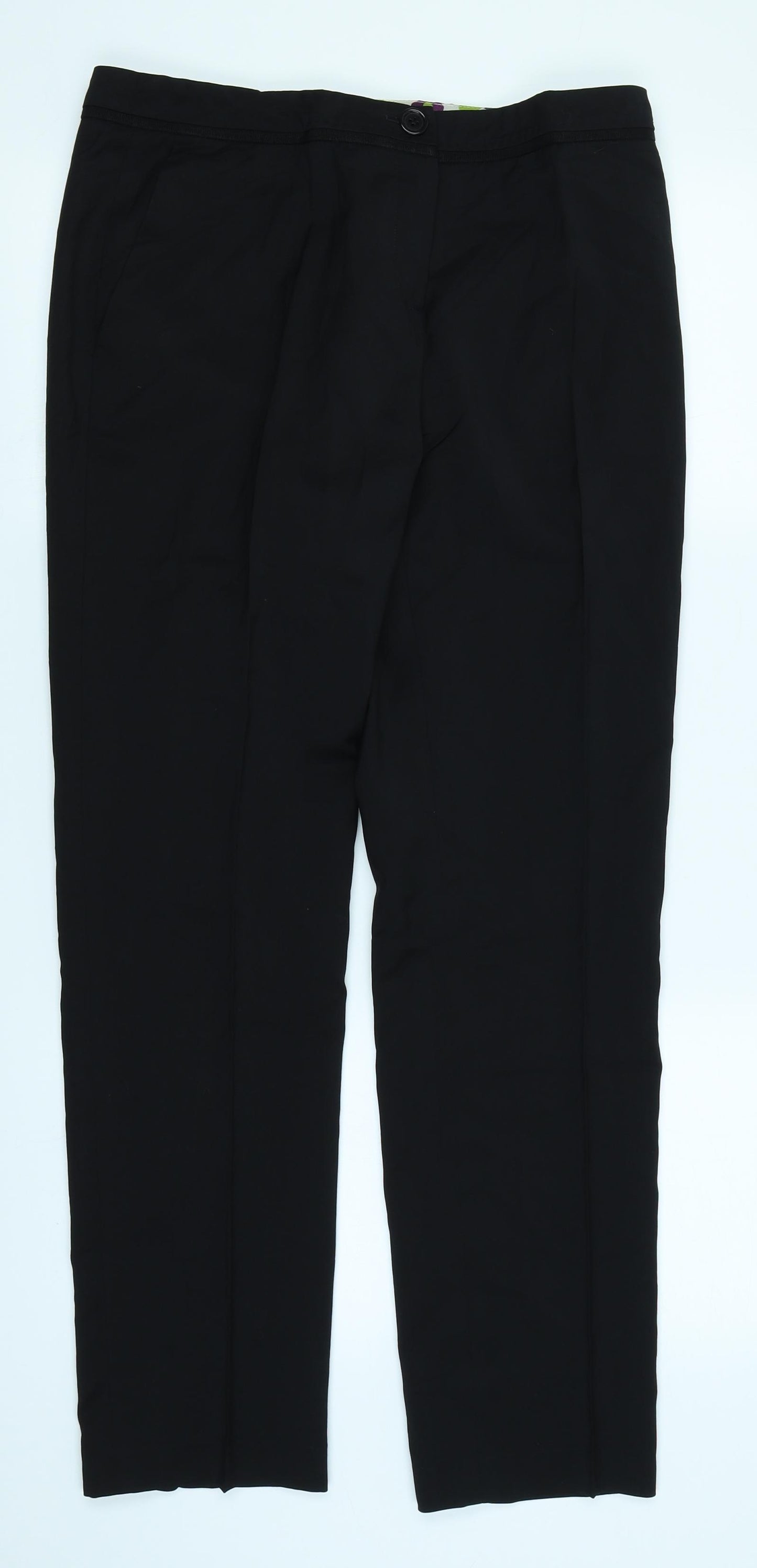 Boden Womens Black   Trousers  Size 12 L28 in