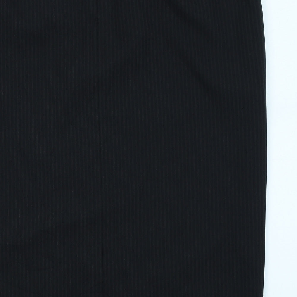 F&F Womens Black Striped  Straight & Pencil Skirt Size 20