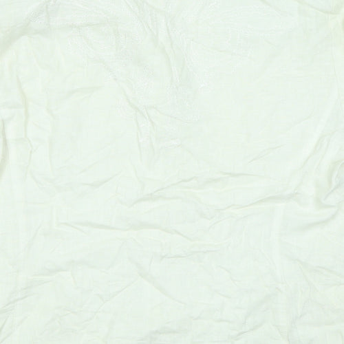 LUCIA Womens Ivory   Basic Button-Up Size 16