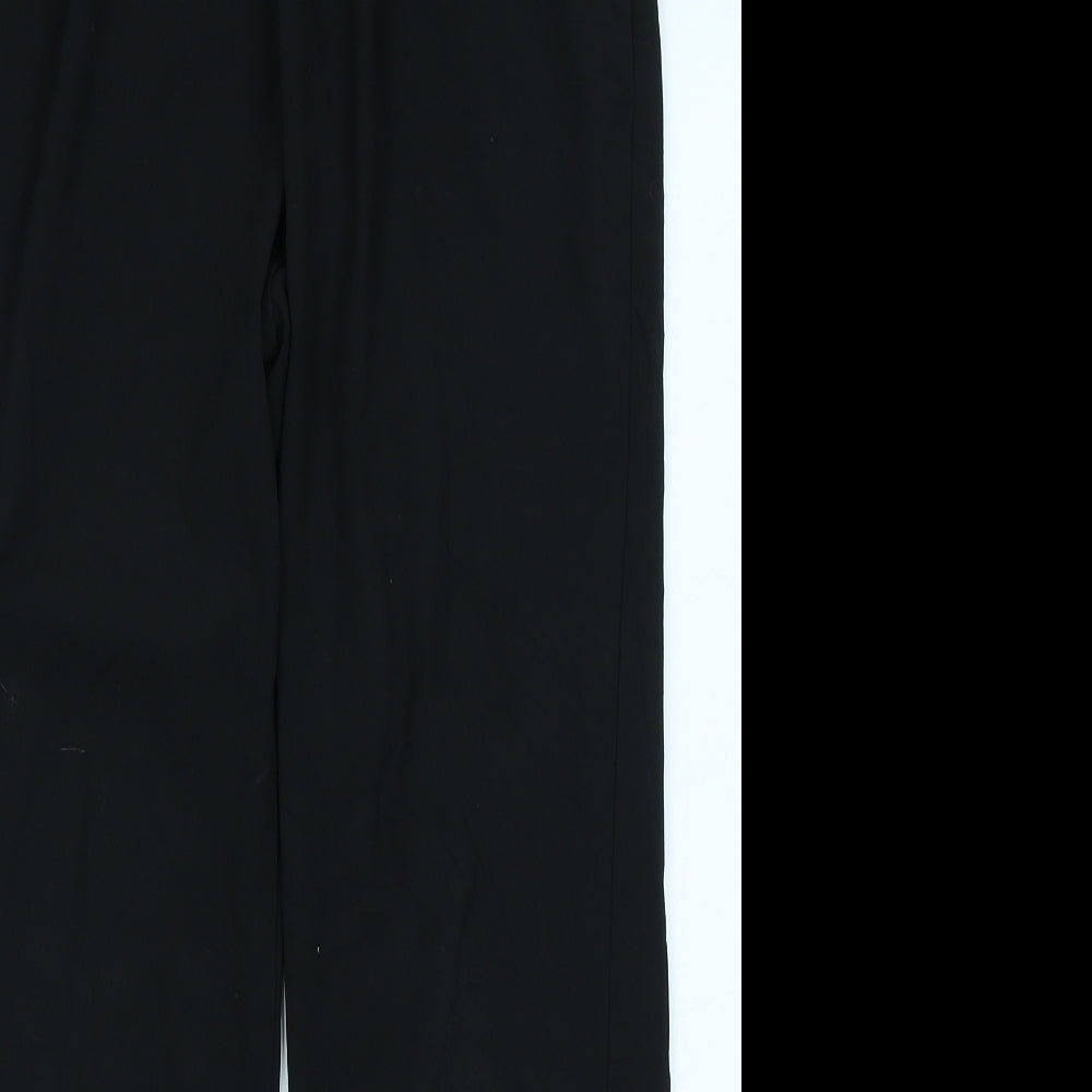 M&S Collection Womens Black   Trousers  Size 10 L25 in