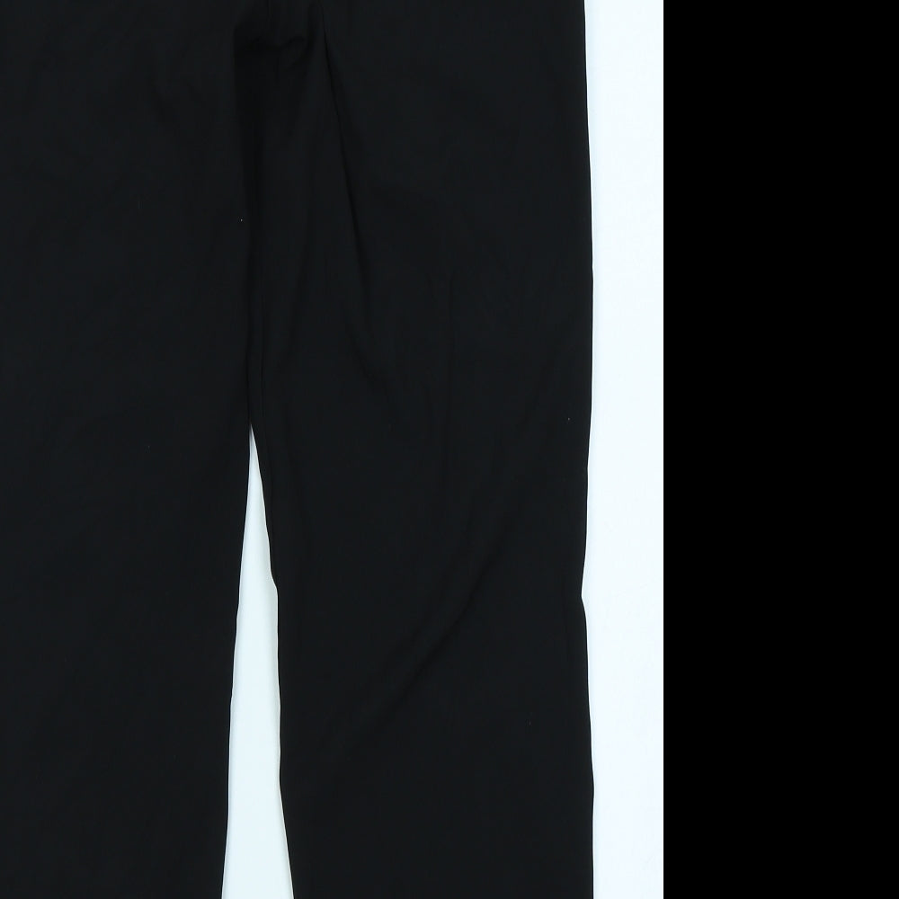 M&S Collection Womens Black   Trousers  Size 10 L25 in