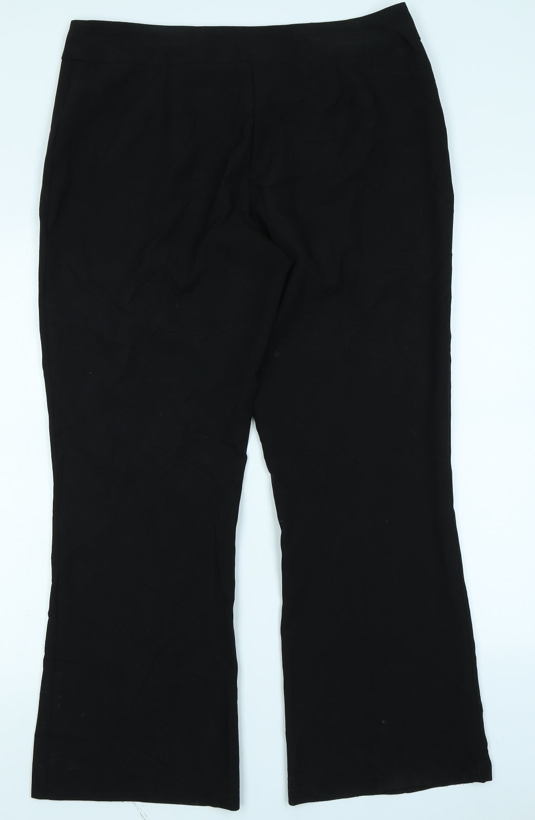 George Womens Black   Trousers  Size 14 L27 in