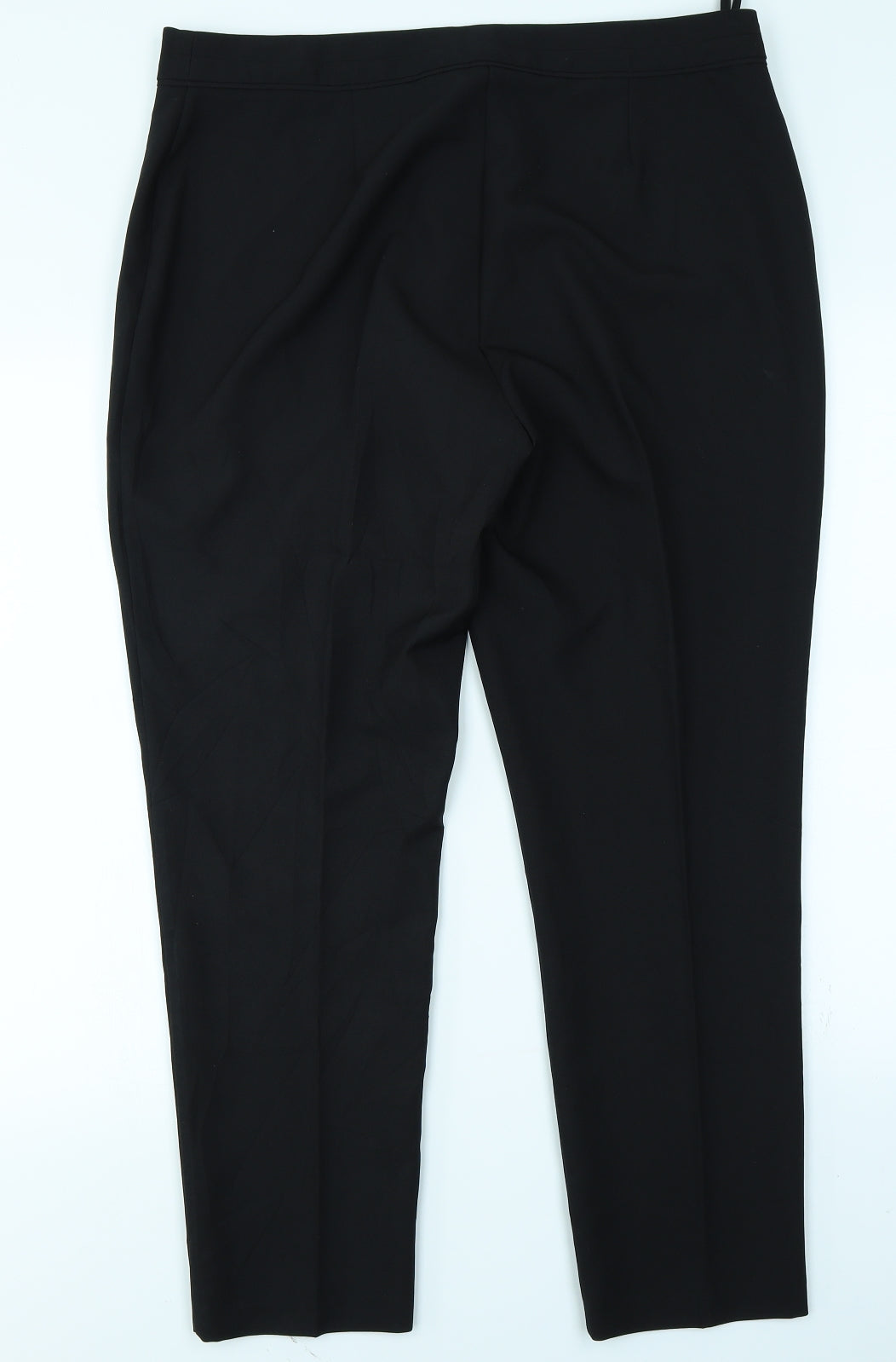 F&F Womens Black   Trousers  Size 16 L26 in
