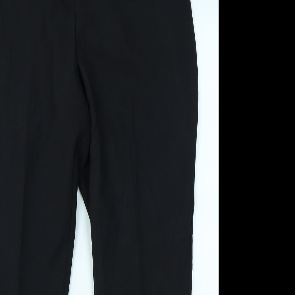 F&F Womens Black   Trousers  Size 16 L26 in