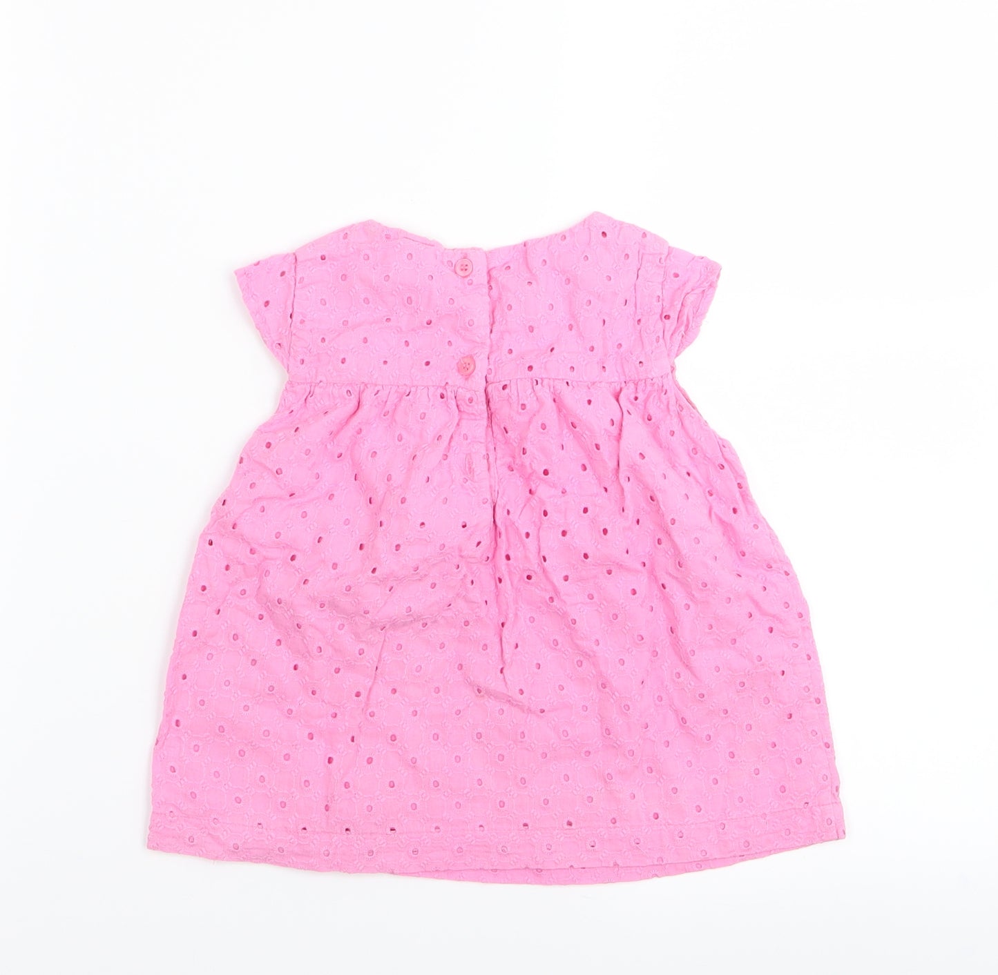 TU Girls Pink Floral  Basic T-Shirt Size 18-24 Months