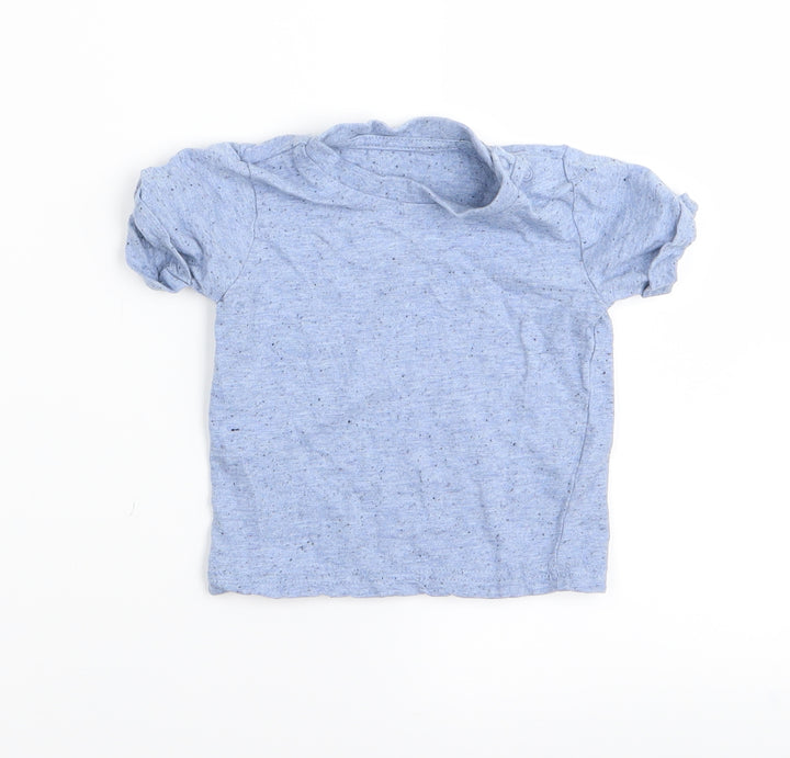 Asda George Boys Blue   Basic T-Shirt Size 3-6 Months