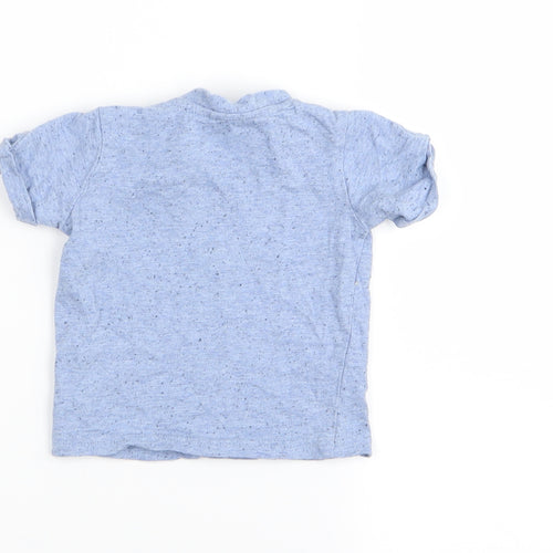 Asda George Boys Blue   Basic T-Shirt Size 3-6 Months