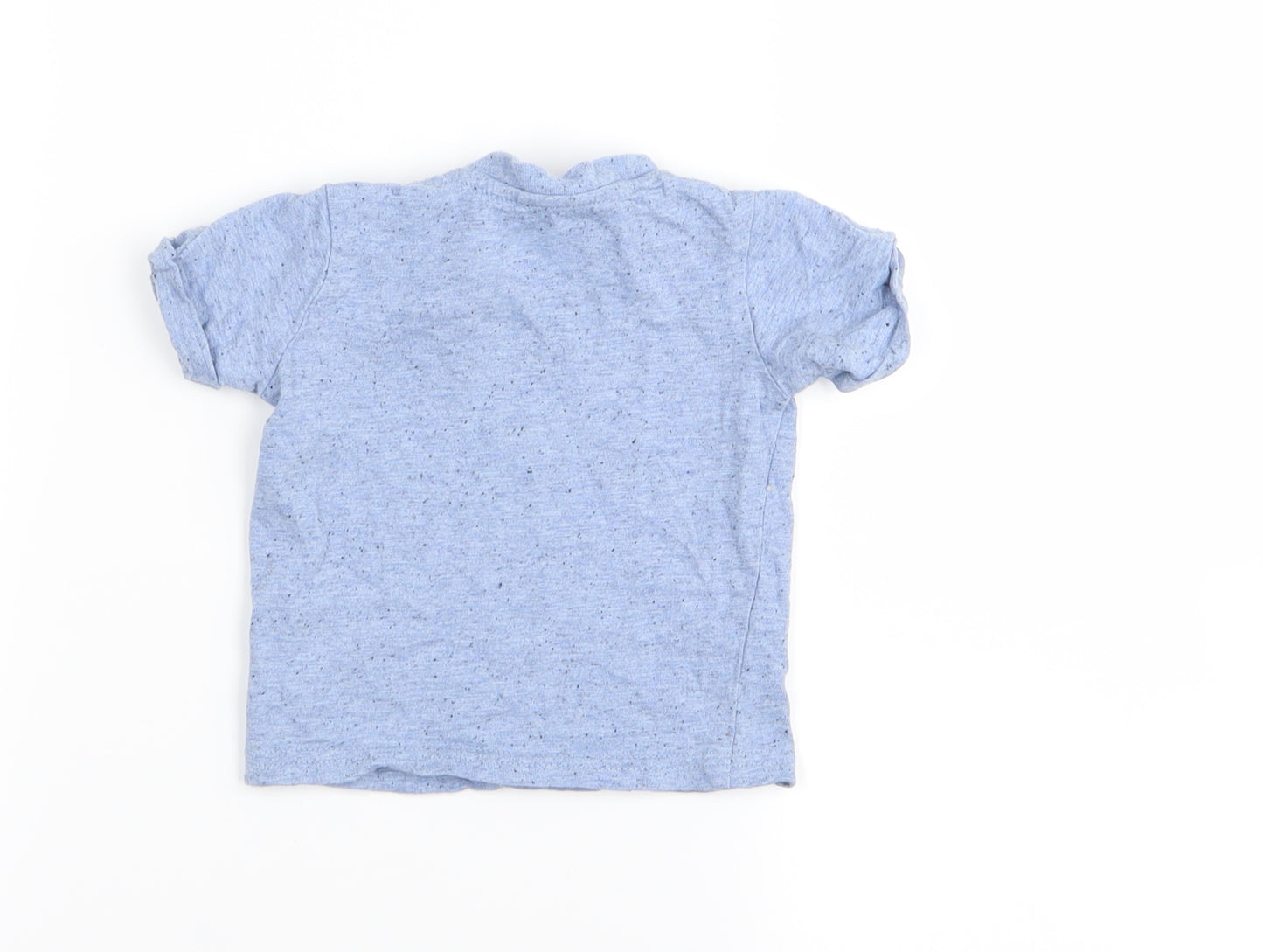 Asda George Boys Blue   Basic T-Shirt Size 3-6 Months