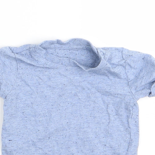 Asda George Boys Blue   Basic T-Shirt Size 3-6 Months